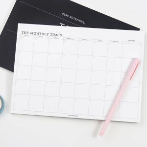 Planirs Weekly Planner Miesięczny agenda A5 Harmonogramy notebooków