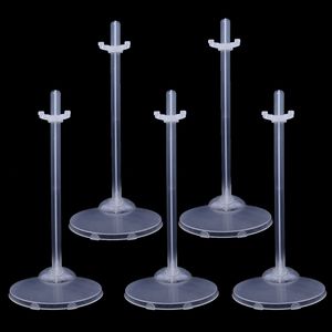 5st/Lot Stand Support for Dolls Clear Color Toy Figure Display Holder Prop Up Mannequin Model Display