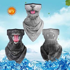 Bandanas Quick-dry Animal Neck Tube Warmer Face Mask Scarf Snood Cycling Balaclava Bandana Printed UV Sunscreen Breathable Riding Collar