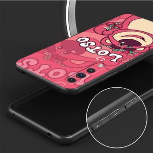 Obudowa dla Samsung Galaxy Note 20 Ultra 10 Plus 9 8 A50 A70 A20E A10 A40 A30 M13 M52 M23 M31 M33 Pokrywa telefoniczna Strawberry Bear Lotso