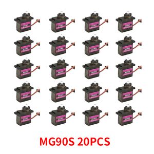 4/5/10/20PCS MG90SメタルギアRCマイクロサーボ13.4G ZOHD volantex Airplane for RC Helicopter Car Boat Model Toy Control