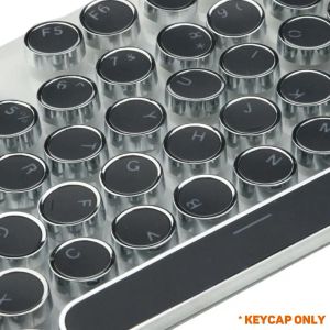 Klavyeler Mekanik Key Kapaklar Oyun Klavyesi Steampunk Daktilo Yuvarlak Anahtar Kapağı 104 Kiraz MX Mekanik Klavye için Tuşlar
