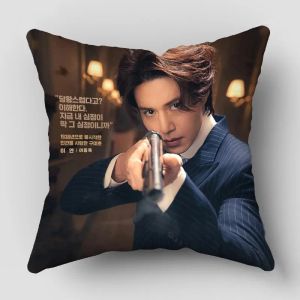 Koreansk skådespelare Lee Dong Wook Pillow Case High Quality Satin Fabric Pudowcase Decorative Pillow Cover Wedding Decorative 0414