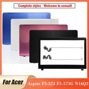 Cases For Acer ACER F5573G F5573 Series New Plastic Laptop LCD Back Cover Front Bezel Hinges Screen Back Cover Frame Bezel Housing