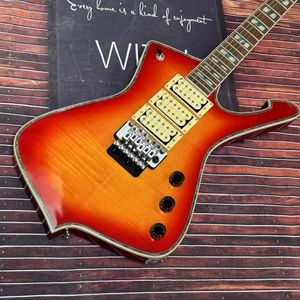 Electric Guitar SUNSET ICEMAN 6 Strings Mahogany 3 PICK Wood Body Rosewood Fingerboard Support Costomization Freeshippings