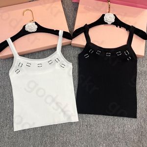 Simple Knit Camisole Vest Womens Thin Summer Halter Tops Slim Square Collar Sleeveless Crop Tops