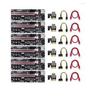 Cavi per computer PCIe Riser 011 V011Pro PCI E ESPRESS PCI-E 16X Video Video GPU Dual Adapter 6pin Adapter Graphics for Mining