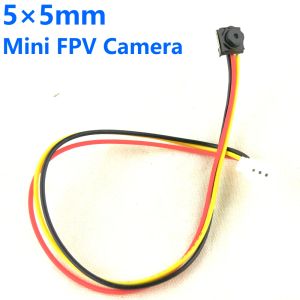 Drony FPV Mini Camera 5x5mm 700TVL 3,6 mm soczewki Mała mikro CMOS KOLOR Kamera wideo z mikrofonem/audio dla FPV Quadcopter/Racing/Drone