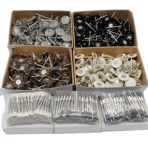 144PCS 100pcs szczotki ścierne Wheel 19 mm 22 mm 25 mm biżuteria mop do szlifowania wiertła DreMel 2,35 mm