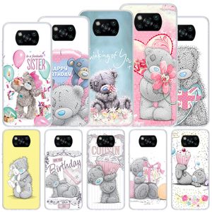 Teddy me to you ceso soft per xiaomi poco x3 nfc x4 gt x5 pro m5s m4 m3 m2 coperchio telefono f3 f2 f1 mi note 10 lite fondo coque