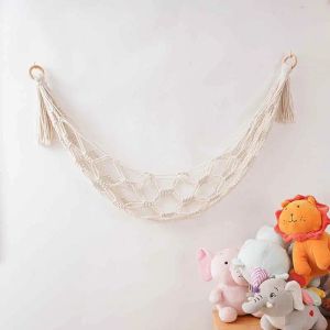 Organizzatore netto con ganci per la scuola materna di scuola materna di animali da letto di ganci per bambini di grande capacità di salvataggio spaziale Triangle Toy Hammock