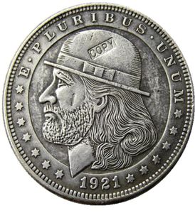 HB83 Hobo Morgan Dollar Skull zombie szkielet kopia monety mosiężne ozdoby rzemieślnicze dekoracja dom