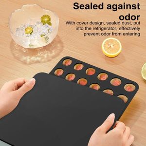 Baking moldes coquetéis Cubo de silicone de molde de gelo com tampa para bebidas de verão 30 cáries