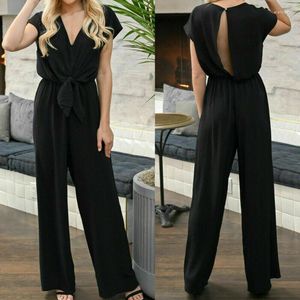 Women's Pants Traight Jumpsuits Playsuits Lady High Street Overall Trouser
