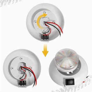 1Pcs 4 Inch Round LED Utility Dome Light Surface Mount For Home Truck RV Trailer Boat Aircraft Interior Light LED Down Light