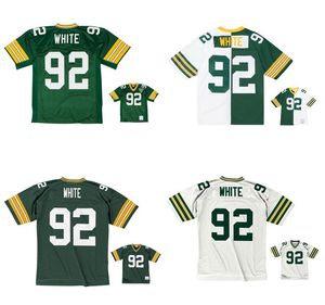 Zszyte koszulki piłkarskie 92 Reggie White 1993 Mesh Legacy emerytowane retro klasyki koszulki mężczyzn menu młodzież s-6xl