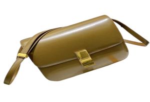 حقيبة الكتف الكلاسيكية العلامة التجارية للنساء المصممين الأكياس الجلدية سيدة صليب الجسم حقائب اليد baguette7333336