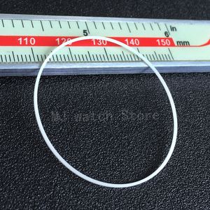 I-Ring White Gasket 0.4mm厚さ0.85mm高さ26-35.5mmの直径フロントクリスタルガスケット用防水時計時計修理ツール