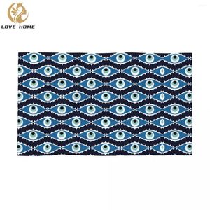 Towel Turkish Greek Evil Eye Face Personalized Mediterranean Nazar Lucky Charm Soft Linen Cotton Bath Towels