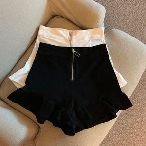 Benshorts kvinnors 2023 stil hög midja casual byxor kläder kvinnor byxor sommar shorts