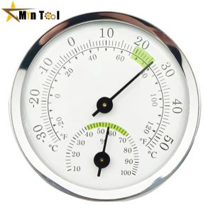 Mini Pointer Type Thermometer Hygrometer Inomhusrum ELEKTRONISK Temperaturfuktighet Mätar Sensormätare för hemförsörjning