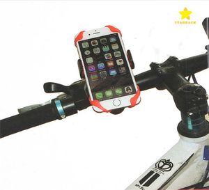 2017 New Universal Cellphone Bike Mount Holder Bicycle Stand Holders Phone Holder With Silicone Support Band For Iphone 7 Plus Sam7461471