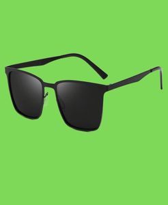 Solglasögon fyrkantig ram polariserad för män modebil som kör fiske solglasögon vintage xury design manliga glasögon2026445