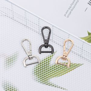 Bastelbeutel Teilzubehör Halsband Carabiner Schnappbeutel Schnallen Hummerverschluss abnehmbarer Schnapphakenschraube Schnalle