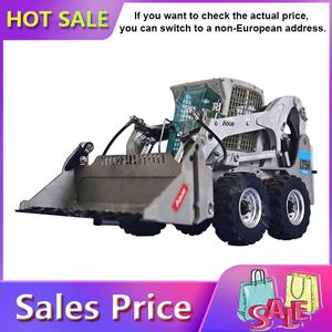 1/14 Wheeled Bobcat Skid Steer Loader, Small Bulldozer, Engineering Hydraulic Machinery Model