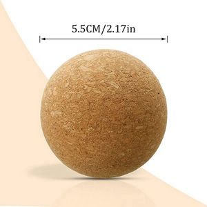 10Pcs Wooden Cork Ball Wine Stopper, Cork Ball Stopper For Wine Decanter Carafe Bottle Replacement 2.4 Inch/ 6.1 Cm