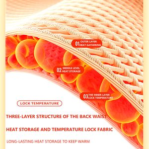 Vintertjockna termisk plysch midja varmare ländryggstödbälte mysig varm bukskydd mage kropp wrap band baksida
