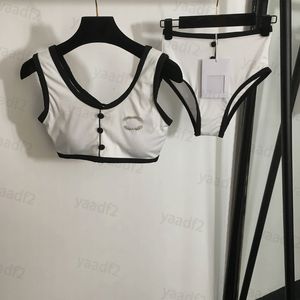 Kvinnor badkläder bikini set med tankar yoga sport kostymer semester baddräkt sexig baddräkt