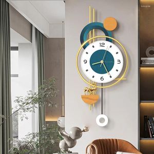 Duvar Saatleri Moda Sessiz Alarm Büyük Boyut Vintage İç Minimalist Tasarım İzle Art Duvar Reloj De Pared Dekor