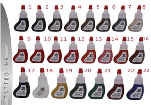 14Piecelot High quality Permanent Lip Tattoo Ink 10ML 10 Colors Eyebrow Makeup Tattoo Pigment 23 Colors Provided2032683