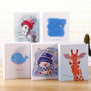 6 Inch Photo Album 100 Pockets Picture Storage Scrapbooking Sticker Case Cartoon Photo Album Book Frame for Children Gift