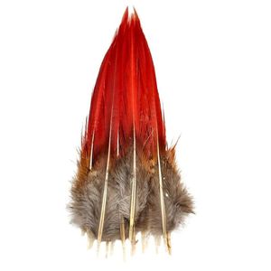 20-100pcs Natural Pheasant Tail Feather Red Tips Red Sword Feathers for Wedding decor DIY Plume Jewelry making Accessories5-10cm