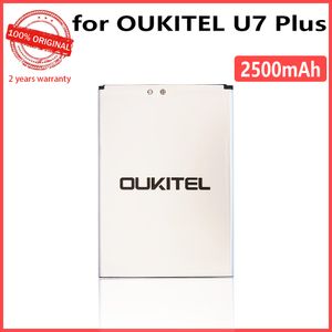 Ny 100% original 2500mAh telefonbatteri för Oukitel U7 Plus backup -telefon av hög kvalitet med spårningsnummer