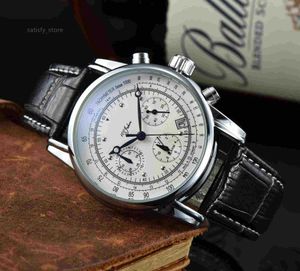 Męskie luksusowe serie Haima Men kwarcowy kalendarz zegarek pełna funkcja szafirowy szarej 6-pinowy 6-pinowy bieg drugi wielofunkcyjny kalendarz Wodoodporny zegarek