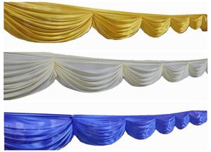 Hochzeit Kulisse Swag Ice Silk Drape Swag Dekoration für Event Party Hochzeits Hintergrund Vorhang Bühnen Hintergrund Hochzeitsdekoration8568035