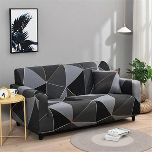Stol täcker barn Sectional Couch -sits tryckt soffa Cover Slipcover Elastic Stretch Armchaircouch Möbler