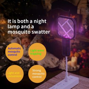 Sivrisinek Killer Elektrikli Sivrisinek Haşere Pest Kesici Böcek Zapper Raketini Killiler Elektrikli Sinek Anti Sinek Uzun Tutar Sunum
