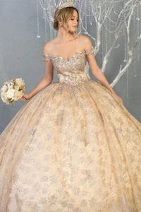 Вечеринка платья a-line off-byraps украшены v nece ballgown long train promp