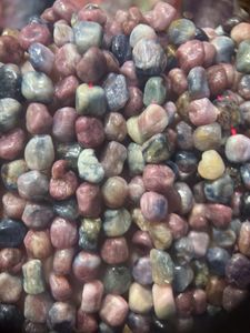 Naturliga oregelbundna sten kyanit turmalin oformad lös pärla halvfärdig utsädespärlor för smycken tillbehör