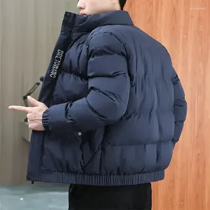 Erkekler için Erkek Ceketler Baskı Pilding Winter Parkas Promosyon 2024 Kore Giysileri Adam Yastıklı Ceket Dış Giyim Inter Special