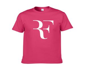 New Roger Federer RF Tennis T Shirts Men Cotton Short Sleeve Perfect Printed Mens TShirt Fashion Male Sport Oner sized Tees ZG71642430