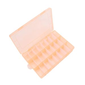 24 Gitter transparente Kunststoff -Stickereien Floss Storage Box Floss Spulen Organizer DIY Cross Stitch Nähwerkzeuge Fadenspannungen