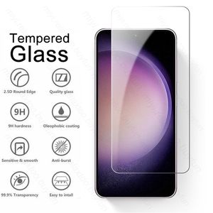 Samung S23Plus Glass 4PCS Protective Glass For Samsung Galaxy S23 FE S 23 Plus S23+ 5G Screen Protectors Explosion-Proof HD Film