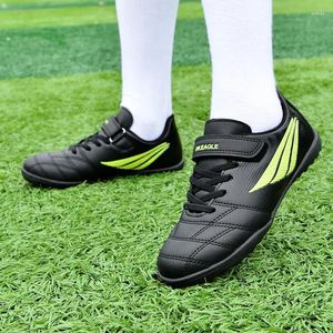 American Football Shoes Children Soccer Professional Training TF Boots Men Cleats Sneakers Barn Turf Futsal för pojkar