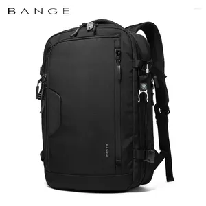 Rucksack 40L Reismänner USB-ästhetische Anti-Diebstahl 17.3 Laptop School Erweiterbarer Bag Fashion Männlich groß