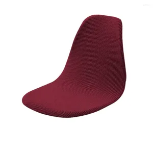 Chair Covers 1/2/3 Elastic Cover Washable Anti-dirty Seat Protector Stretch Accessory Slipcover Case Kitchen Restaurant Wine Red